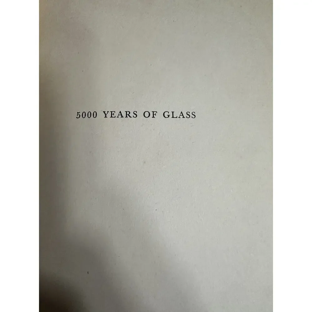 5000‎ years of Glass Frances Rogers Alice Beard 1937 Hardcover Book
